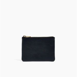 MADEWELL The Leather Zip Wallet (Black)